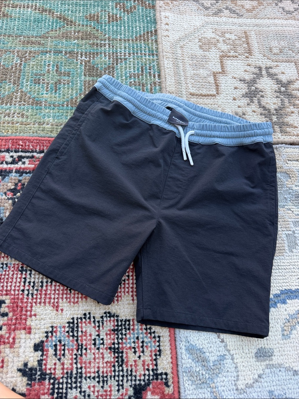 SUPERISM ~ size 14 ~ boys shorts with Light Blue Waistband